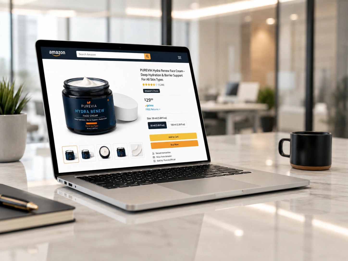 Ottimizzazione pagine prodotto Amazon con SEO e immagini professionali